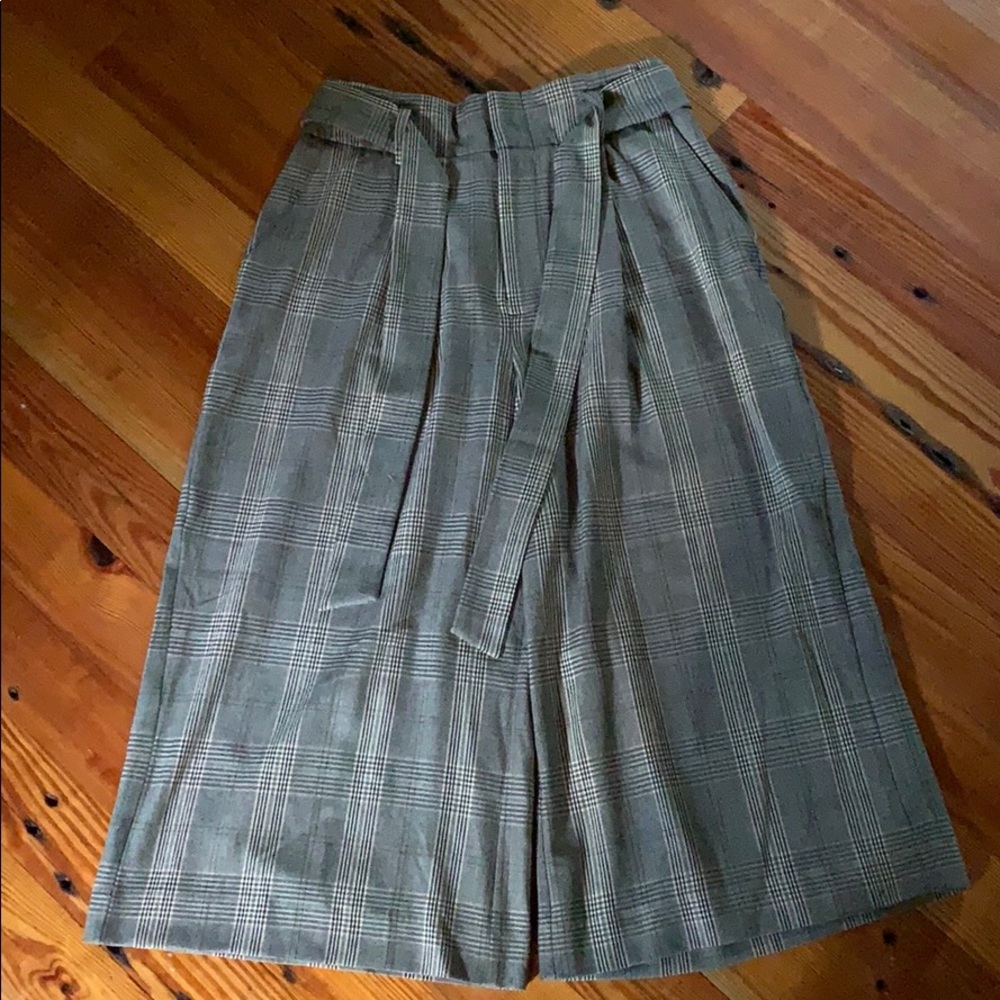 HappyxNature Plaid Culotte